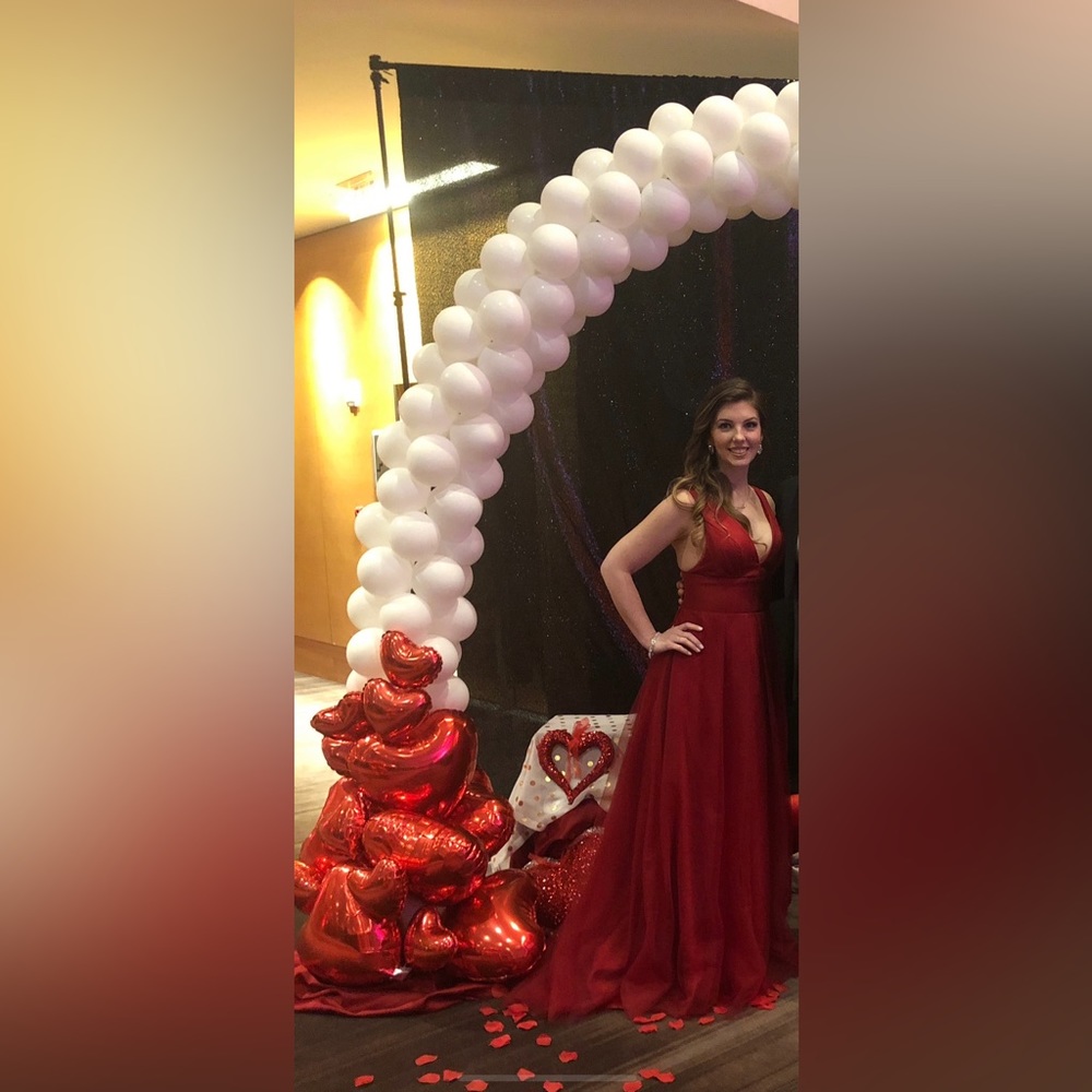 Red Ball Gown